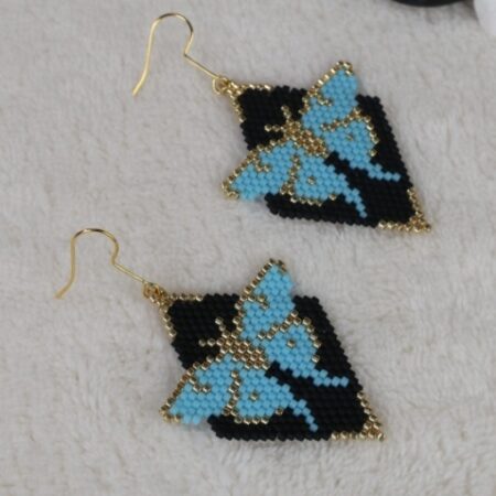 Sky Butterfly Drop Earring