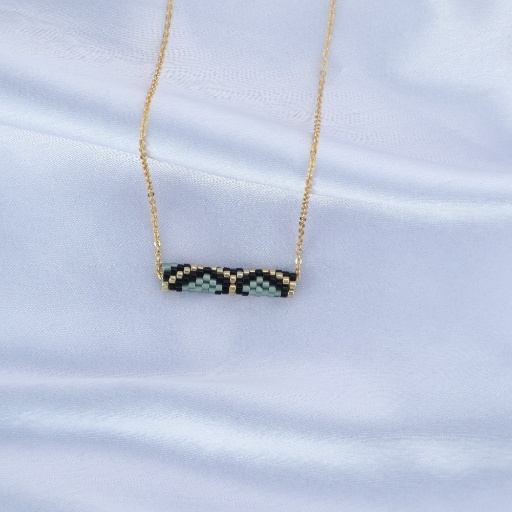 Desert Eclipse Beaded Necklace