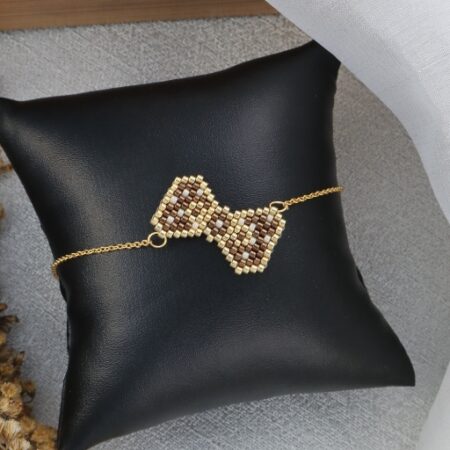 Golden Tux Bow Bracelet