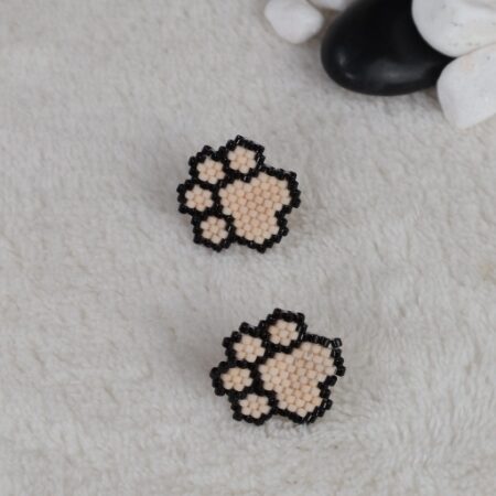 Paw-sitive Vibes Studs  Earring